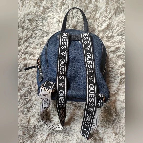 Guess Denim Backpack Small - Picture 2 of 3